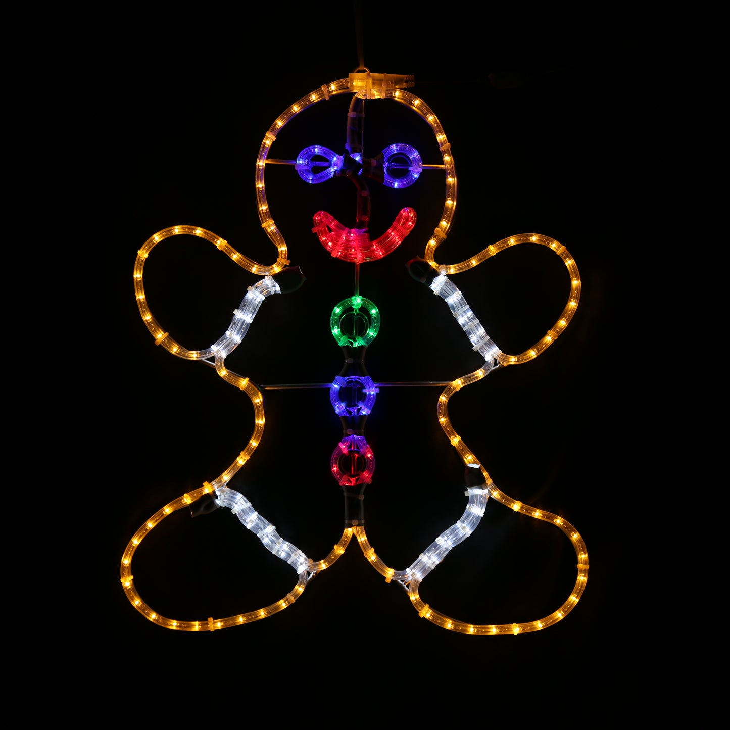 Lebkuchenmann - Weihnachtslicht für den Außenbereich - 90x110 cm