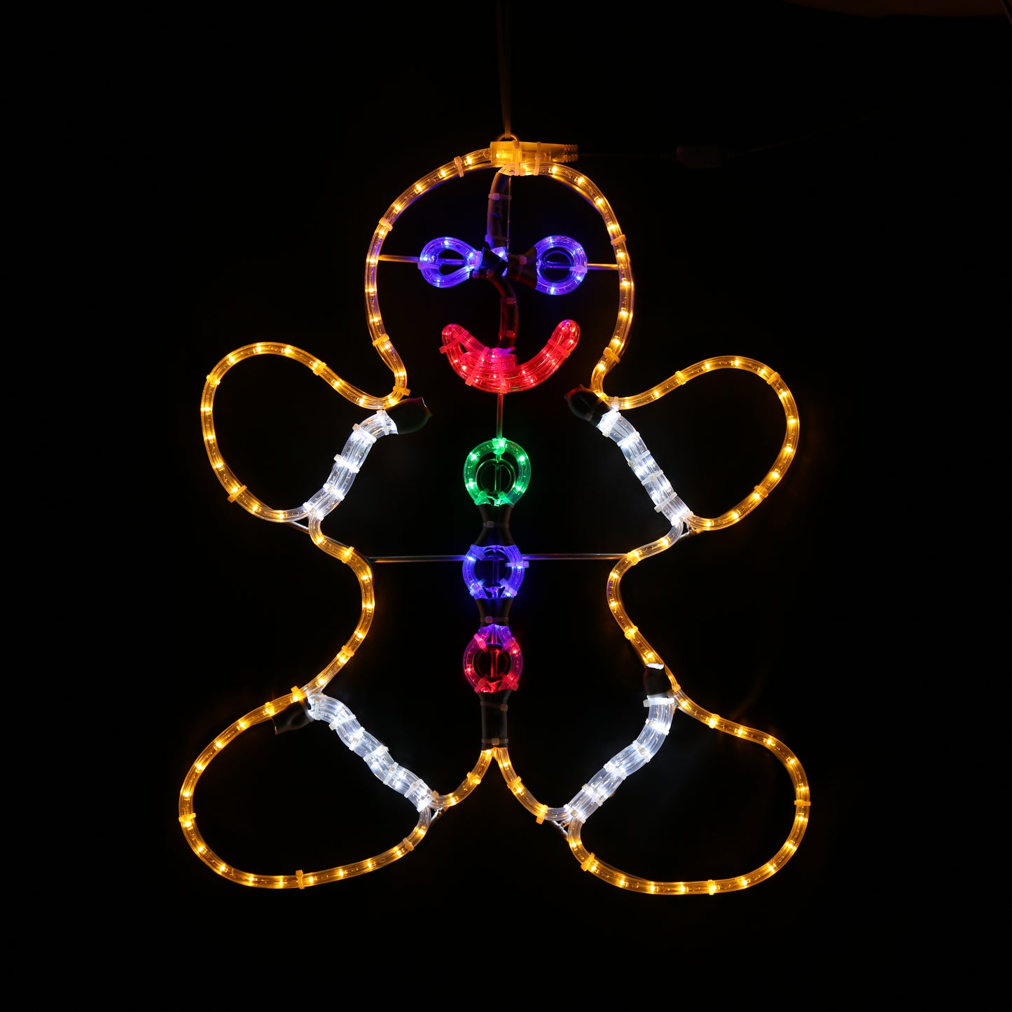 Lebkuchenmann - Weihnachtslicht für den Außenbereich - 90x110 cm