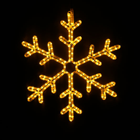 <tc>Schneeflocken</tc> - Autoflash - warmweißes LED-Weihnachtslicht