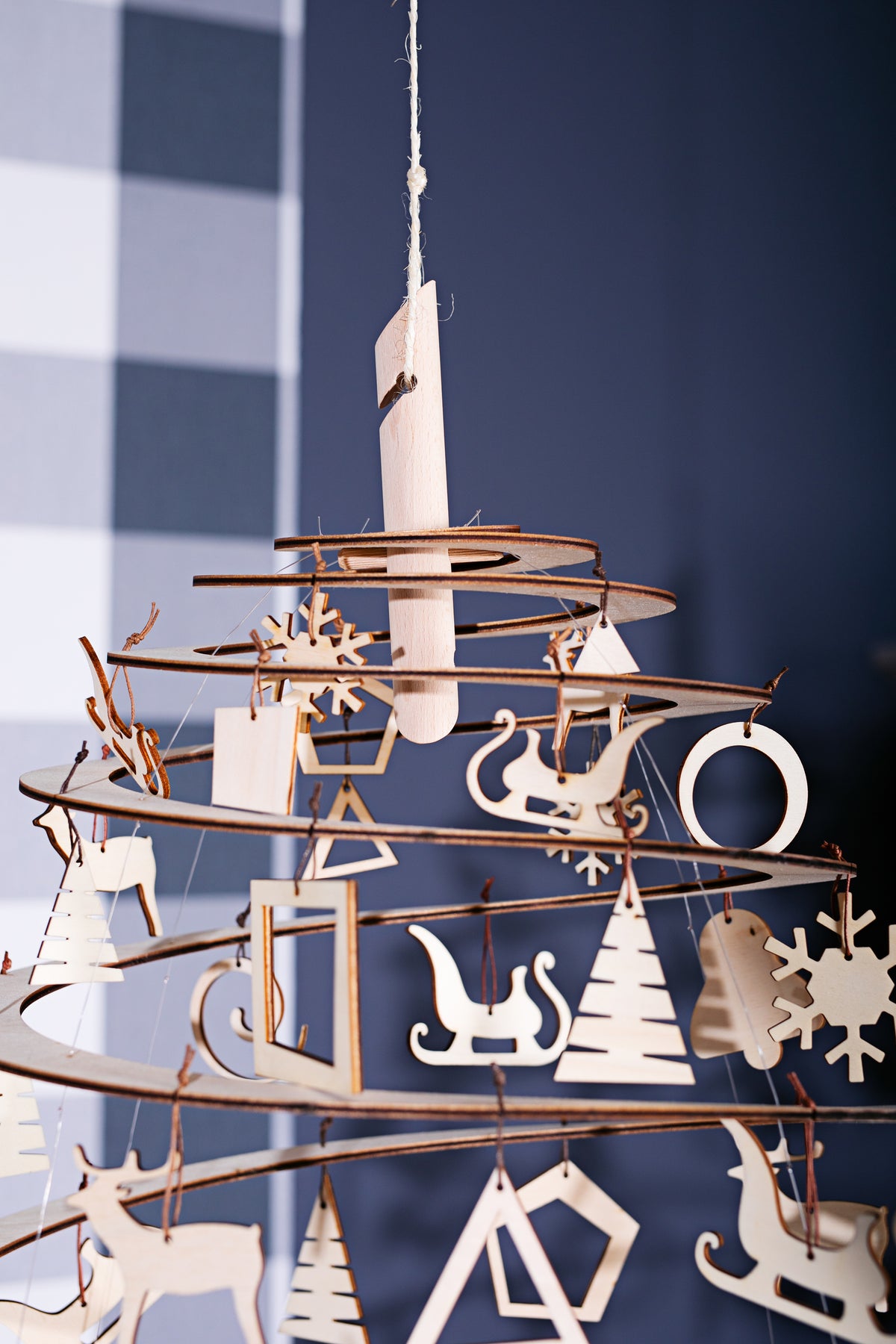 Wood decoration small - Santa's Light Shop