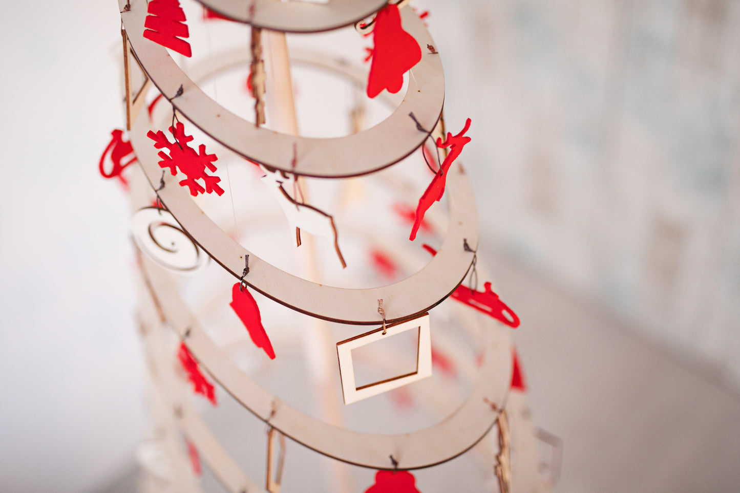 Small oval mix decoration set - Santa's Light Shop