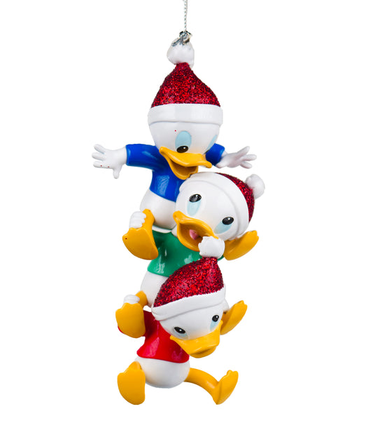 13,5 cm großer Disney-Weihnachtsschmuck – Huey, Dewey und Louie