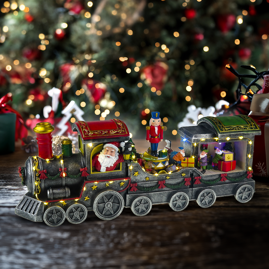 Christmas Train - 51,5x12x20CM - Santa's Light Shop
