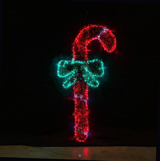 Rotes Zuckerrohr 57x110cm Weihnachts-LED-Licht