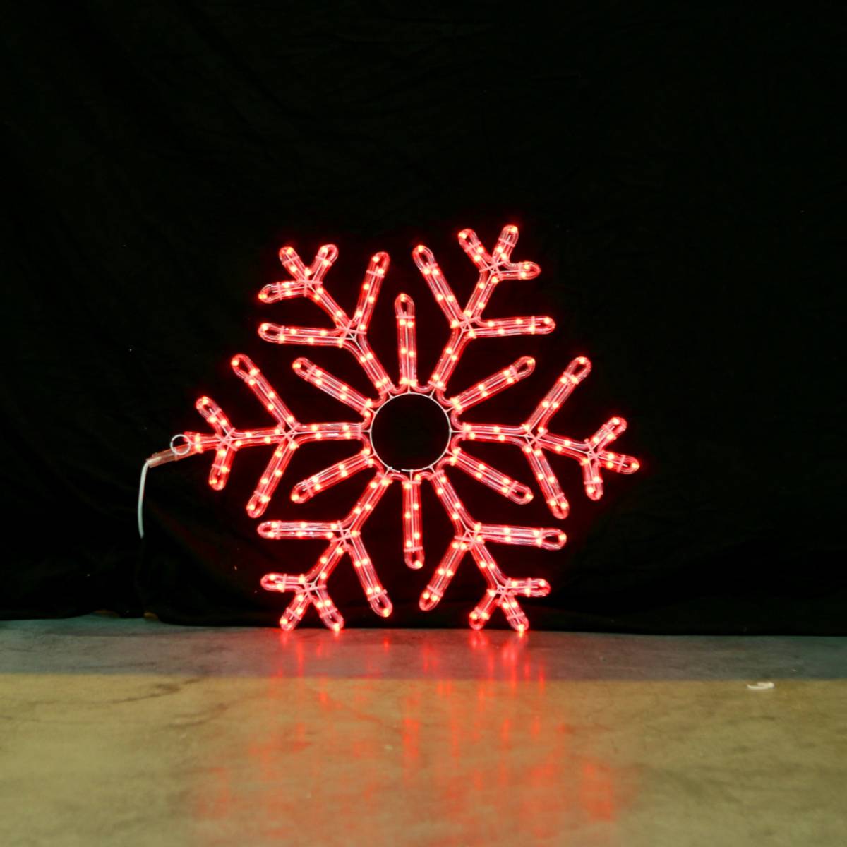 Weihnachten Schneeflocken 55x55cm mit Fernbedienung und Smart LED