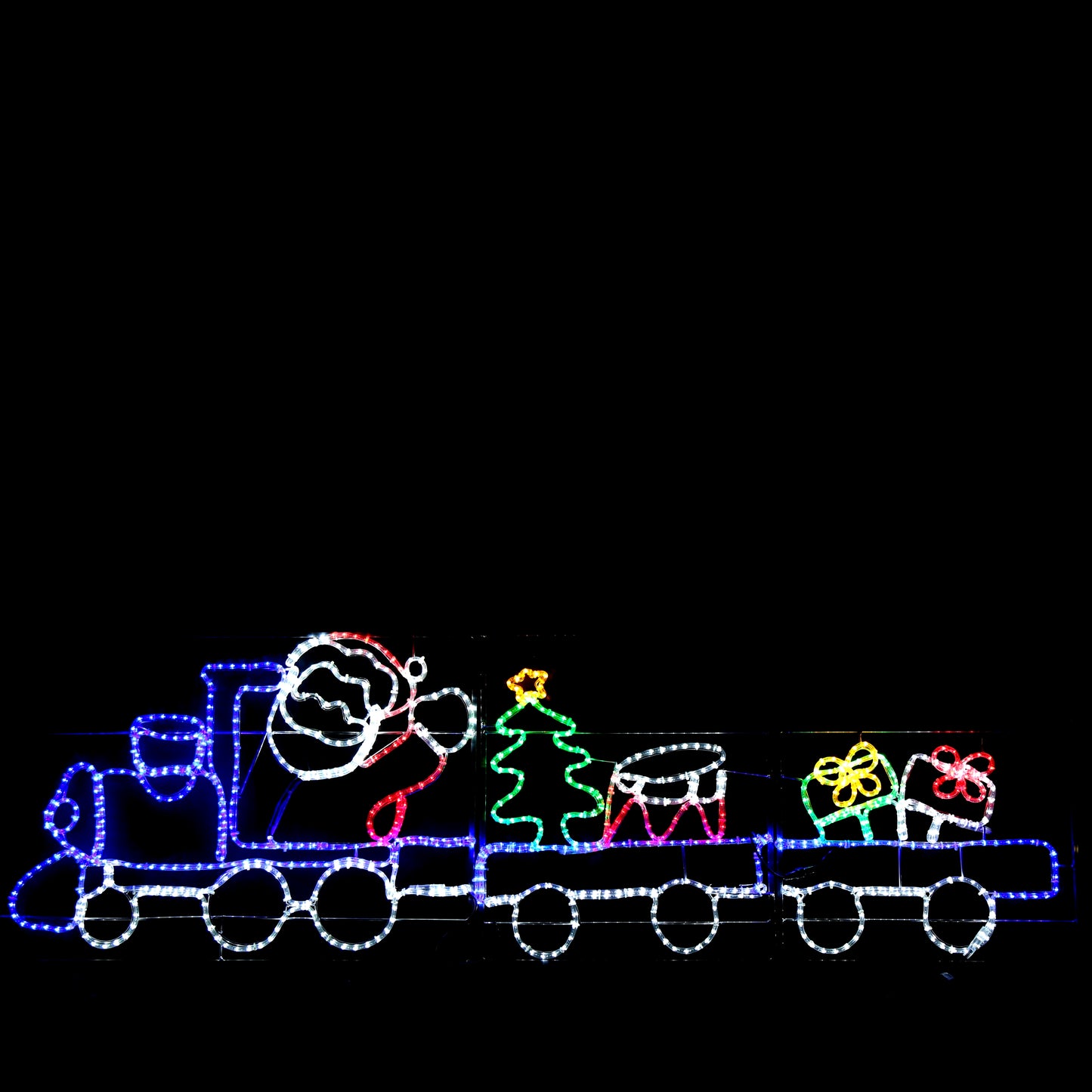 Santa's Train - Outdoor Weihnachtslichter - 78x258cm