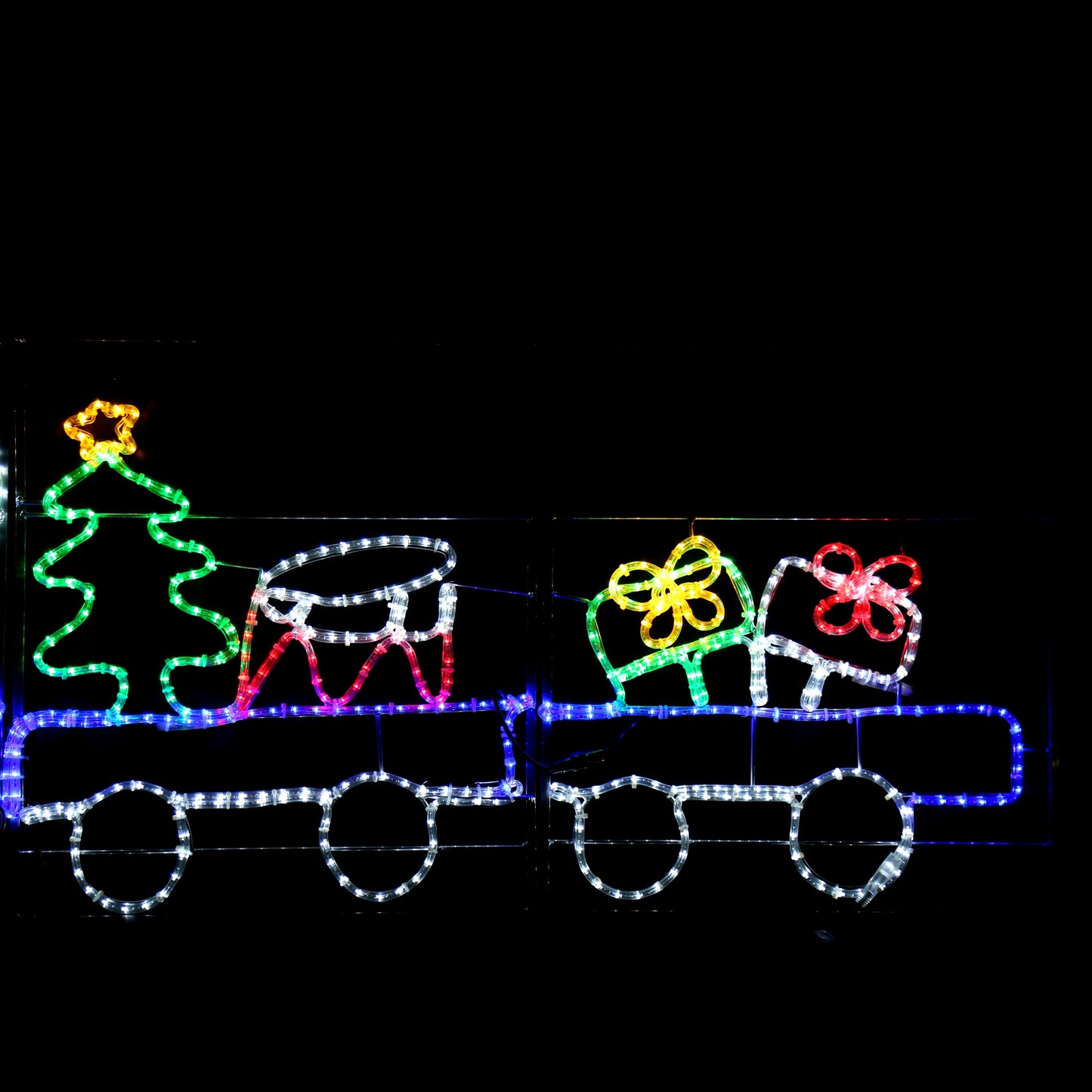 Santa's Train - Outdoor Weihnachtslichter - 78x258cm