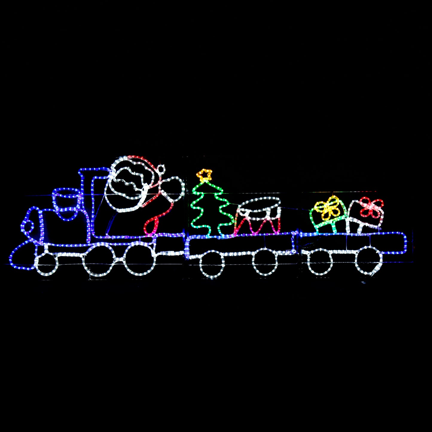 Santa's Train - Outdoor Weihnachtslichter - 78x258cm