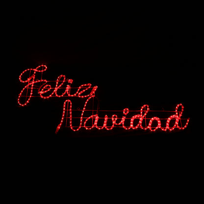 Feliz Navidad LED-Schild – 44 x 183 cm