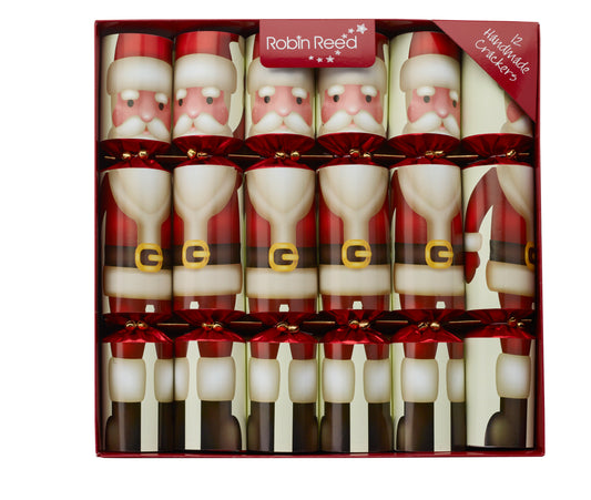 Weihnachtsmann - Cracker mit lustigem Geschenk - 12 PCs