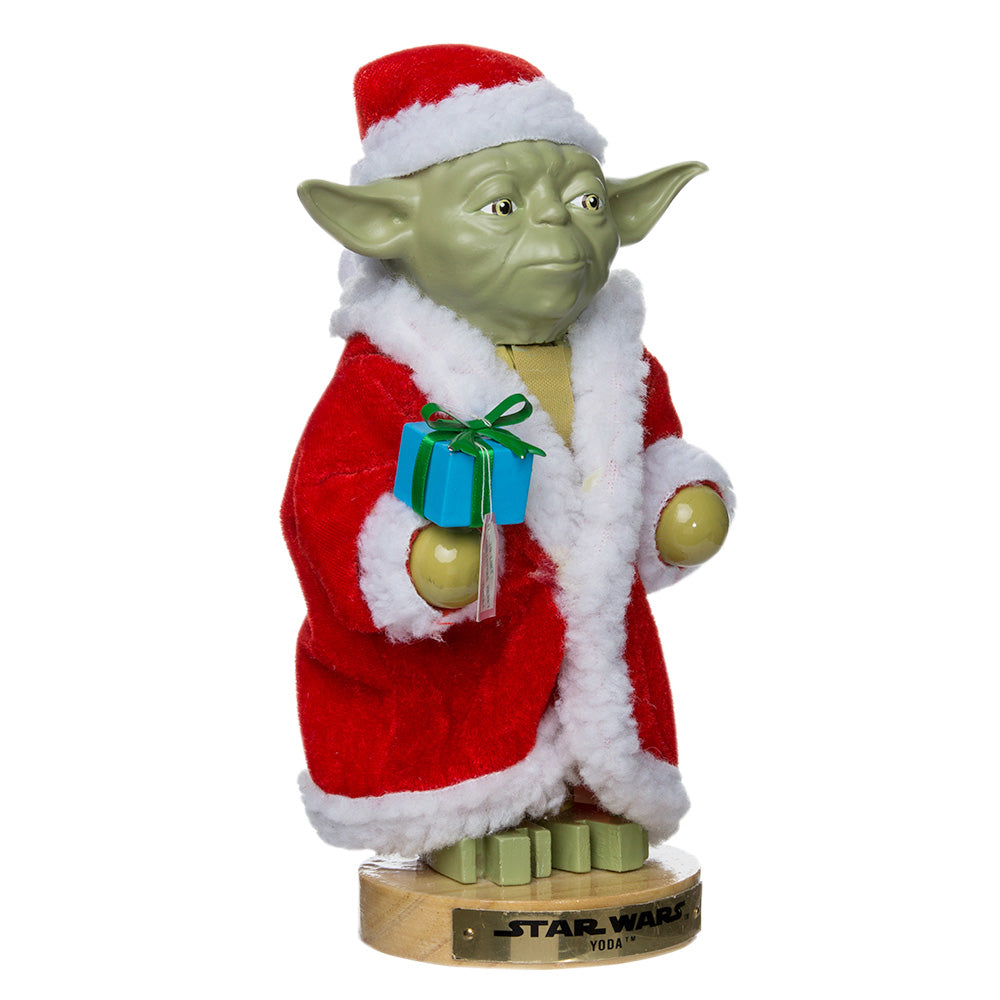 23 cm Nussknacker – YODA IN SANTAS ROBE