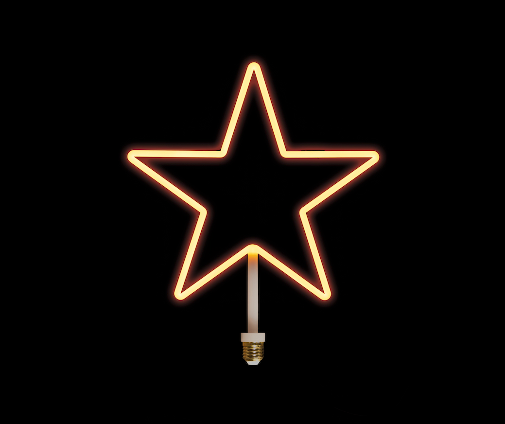 Stern-LED-Glühbirne – 305 x 360 mm – Santa's Light Shop