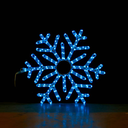 Weihnachten <tc>Schneeflocken</tc> 55x55cm mit Fernbedienung und Smart LED